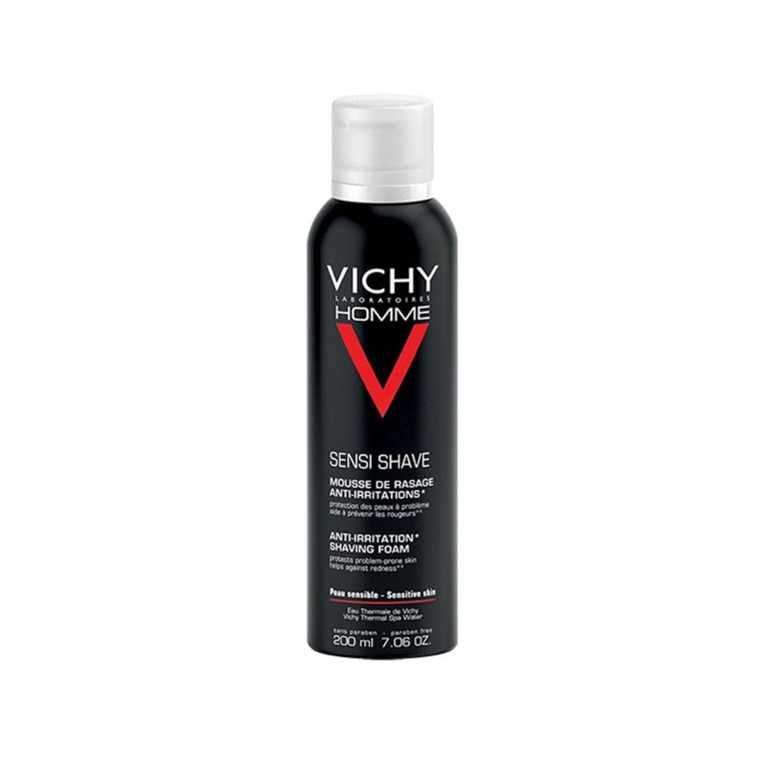 Vichy Homme Mousse à Raser Anti-Irritations pour Peaux Sensibles