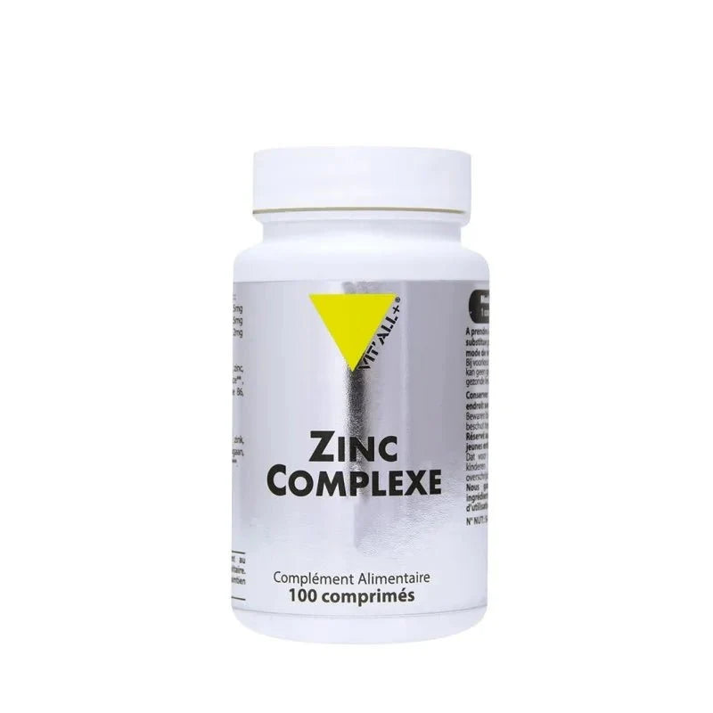 Vitall+ Zinc Complexe - 100 Comprimés