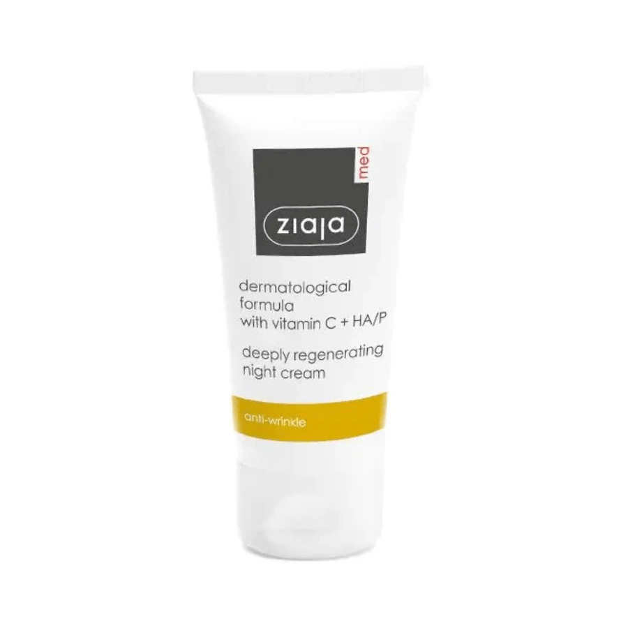 Ziaja Med Crème de Nuit Régénérante Antioxydante à la Vitamine C - 50ml