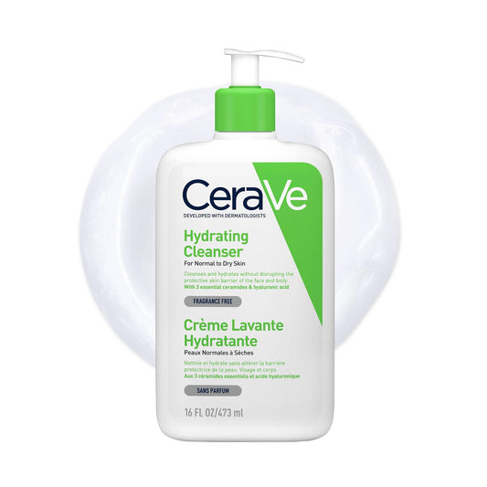CeraVe Crème Lavante Hydratante Peau Normale à Sèche - 473ml