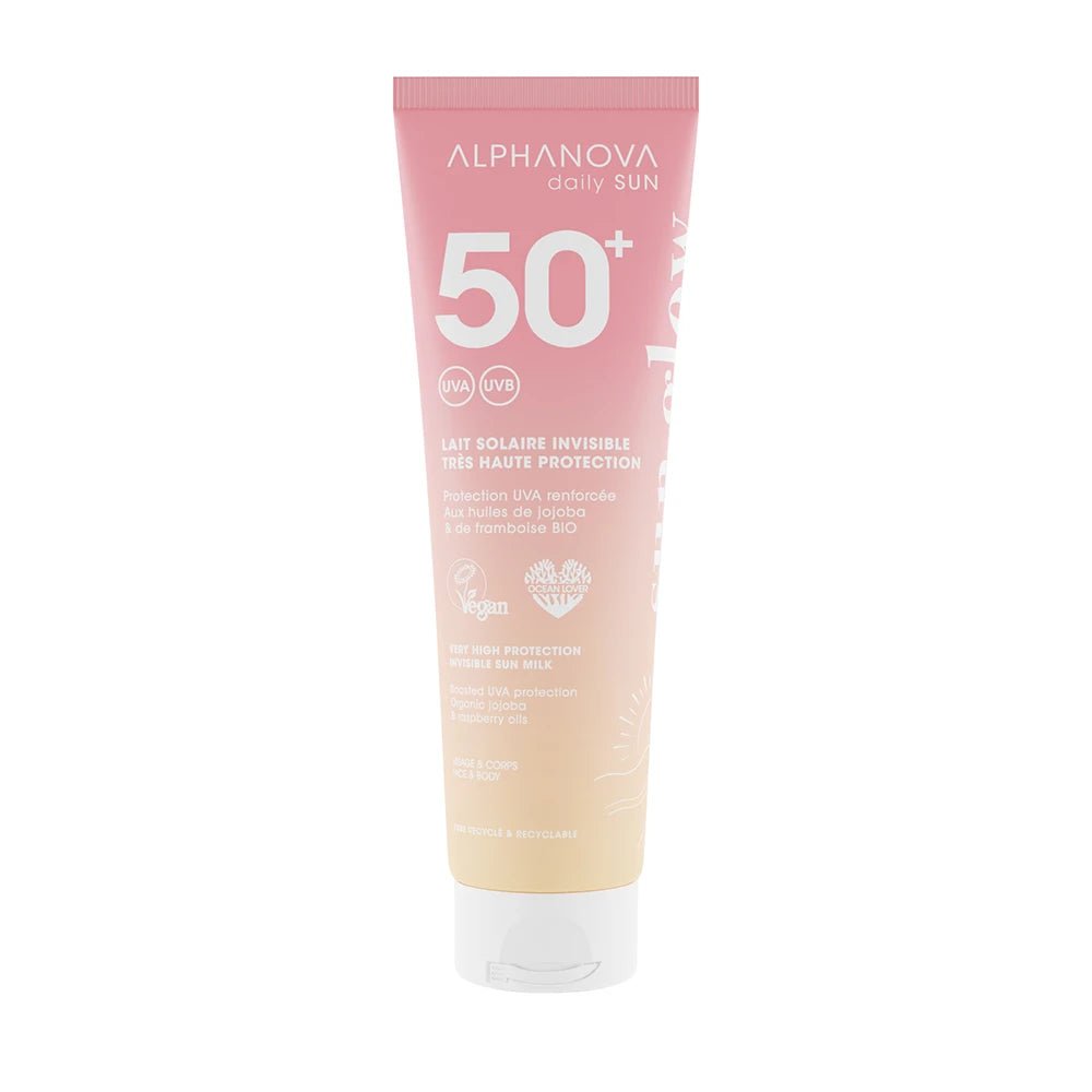 Alphanova Daily Sun Glow Invisible SPF 50+ Lait Solaire