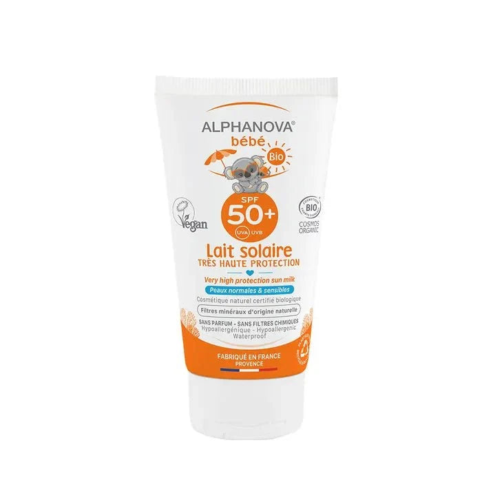 Alphanova Lait Solaire Bébé Bio SPF 50+