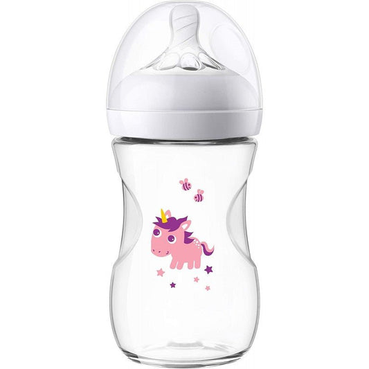 Avent Biberon Natural +1 Mois Débit Lent Licorne 260ml