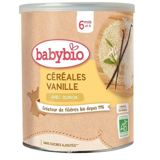 Babybio Céréales Vanille et Quinoa 220g - dès 6 mois