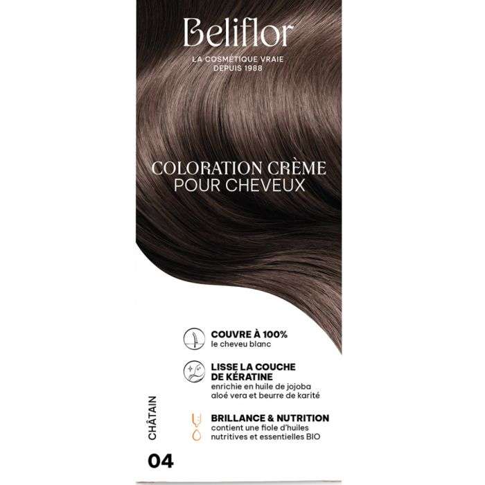 Beliflor Coloration Cheveux N°4 Châtain