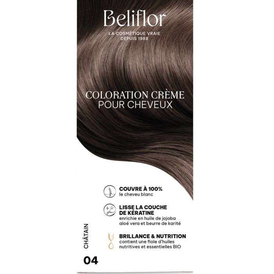 Beliflor Coloration Cheveux N°4 Châtain