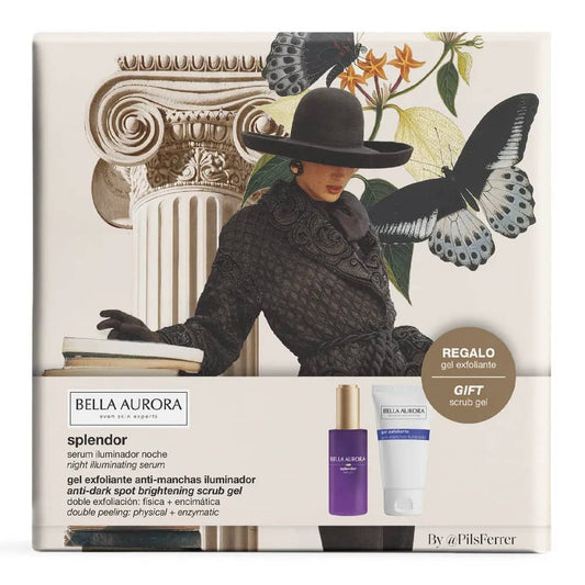Bella Aurora Coffret Splendor Anti-Âge : Sérum 30ml + Gel Exfoliant 75ml