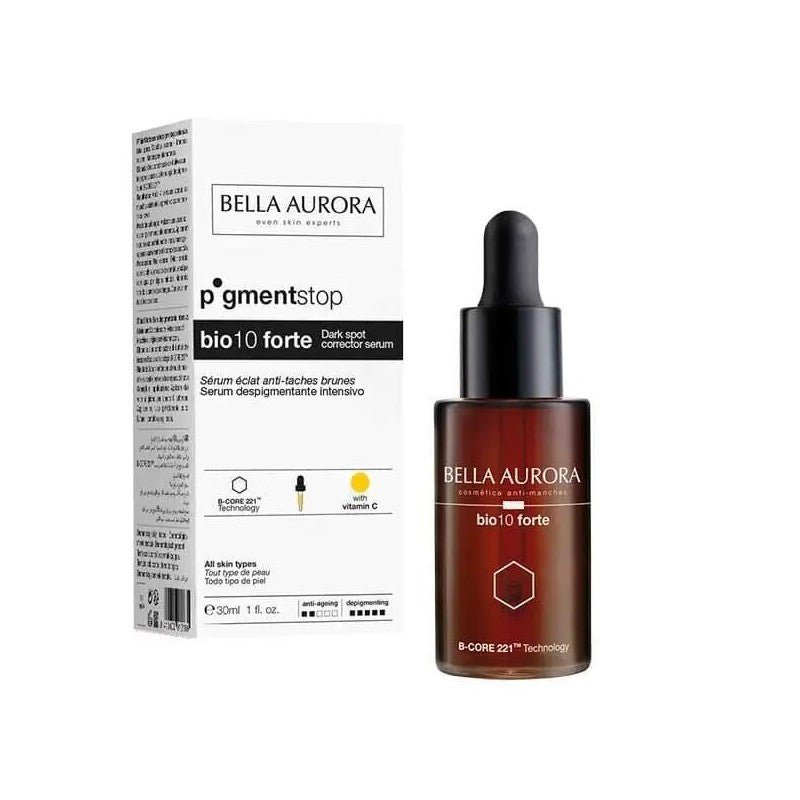 Bella Aurora Pigment Stop Bio 10 Forte Sérum Correcteur de Taches, 30 ml