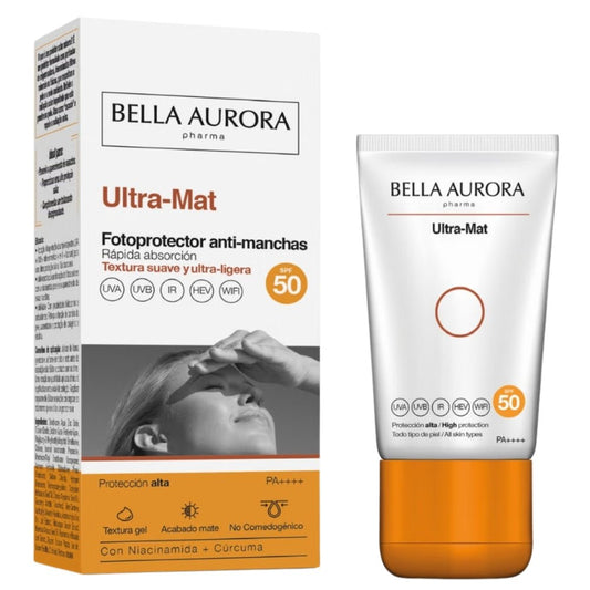 Bella Aurora Ultra Mat Gel Solaire Anti-Taches SPF 50+ 50ml