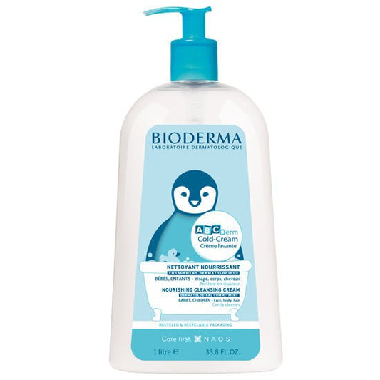 Bioderma ABCDerm Cold-Cream Crème Lavante Nourrissante 1L
