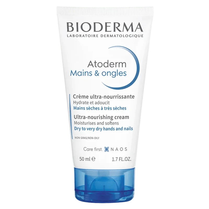 Bioderma Crème Ultra Nourrissante Mains & Ongles Atoderm 50 ML