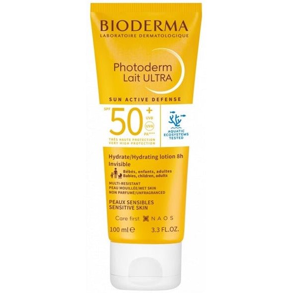 Bioderma Photoderm Lait Ultra Solaire SPF50+ 100ml Non Parfumé