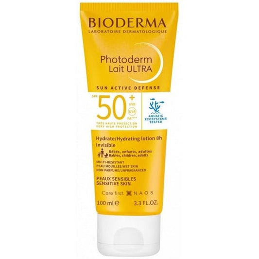 Bioderma Photoderm Lait Ultra Solaire SPF50+ 100ml Non Parfumé