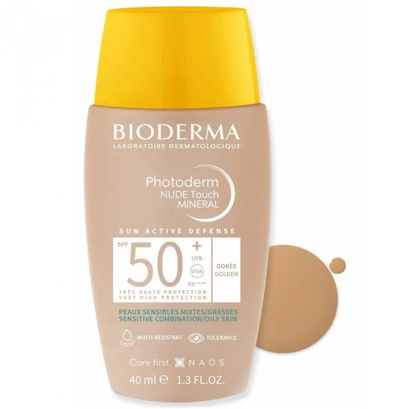 Bioderma Photoderm Nude Touch SPF 50+ - Teinte Dorée