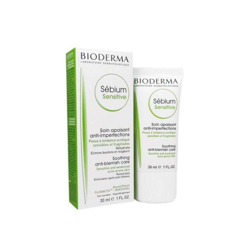 Bioderma Sébium Sensitive Soin Apaisant et Anti-Imperfections - 30ml