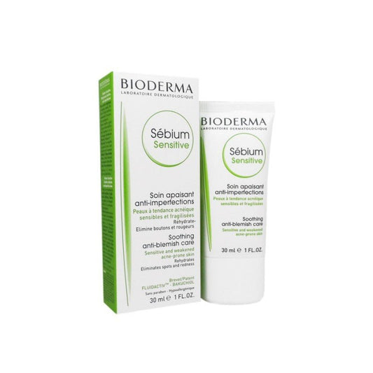 Bioderma Sébium Sensitive Soin Apaisant et Anti-Imperfections - 30ml