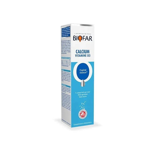 Biofar Calcium Vitamine D3 - 20 Comprimés