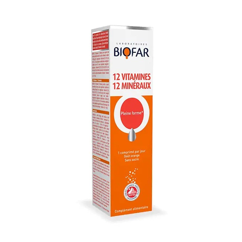 Biofar – Complément Alimentaire 12 Vitamines, 12 Minéraux