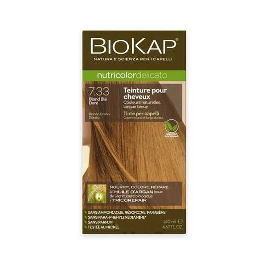 BIOKAP Nutricolor Delicato - Blond Blé Doré 7.33