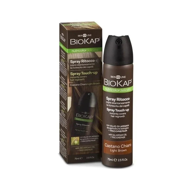 Biokap Nutricolor Spray Retouche Châtain Clair – 75 ml