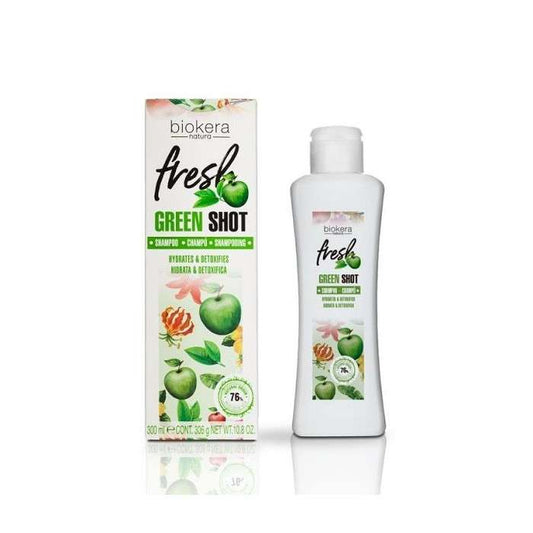 Biokera Fresh Green Shot Shampoing - 300ml