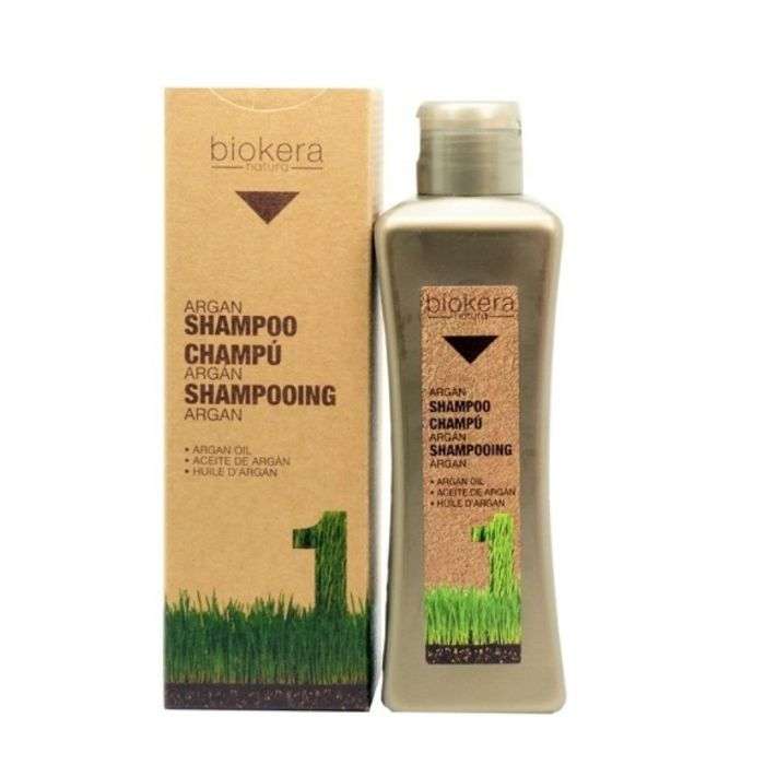 Biokera Shampoing Réparateur à l'Huile d'Argan – 1L