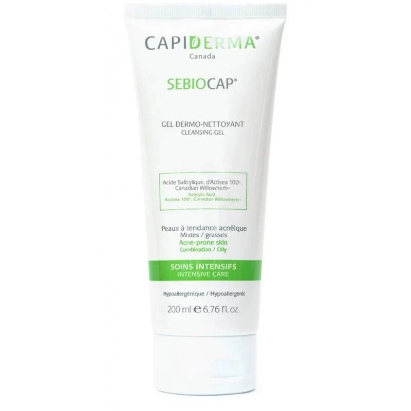 Capiderma Sebiocap Gel Dermo-Nettoyant Purifiant 200ml