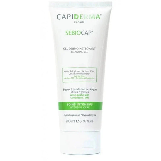 Capiderma Sebiocap Gel Dermo-Nettoyant Purifiant 200ml