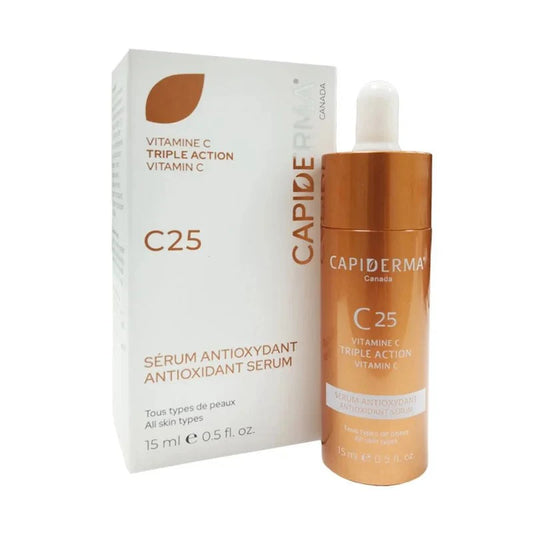 Capiderma Sérum Antioxydant C25 - Peau Éclatante et Protégée 15ml