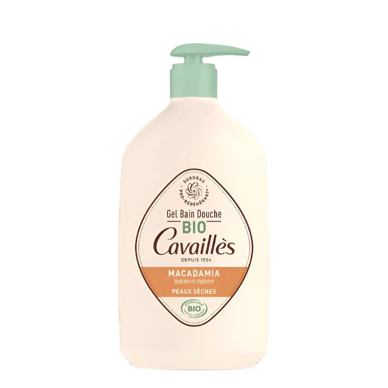 Cavaillès Gel Bain Douche Surgras Huile de Macadamia Bio 400ml