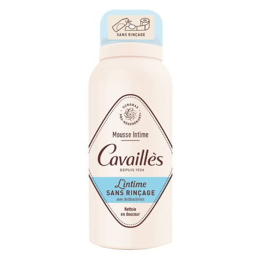 Cavaillès Mousse Intime Fraîcheur et Anti-bactérien sans Rinçage 100ml