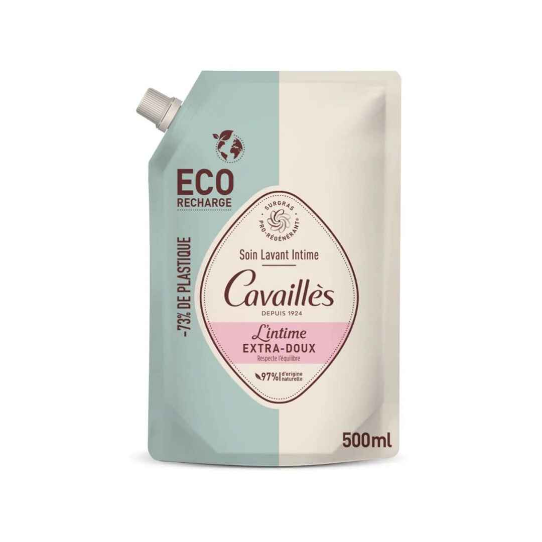 Cavaillès Soin Lavant Intime Extra-Doux Éco-Recharge 500 ml