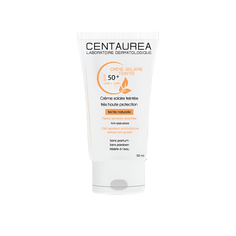 Centaurea Crème Solaire Teintée SPF 50+ - Haute Protection