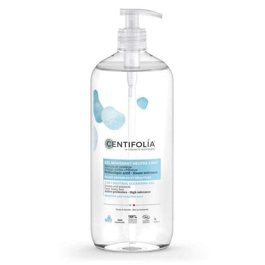 Centifolia Gel Moussant Neutre 3en1 Prebiotics Bio – 1L