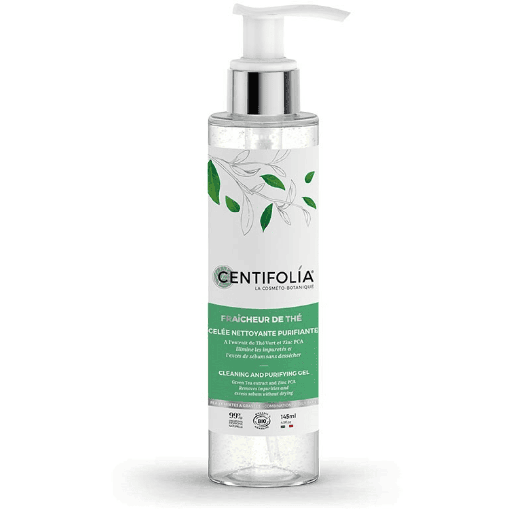 Centifolia Gelée Nettoyante Purifiante au Thé Vert Bio 145ml