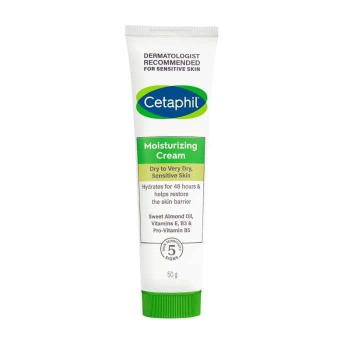 Cetaphil Crème Hydratante Haute Tolérance pour Peaux Sèches et Sensibles - 50ml