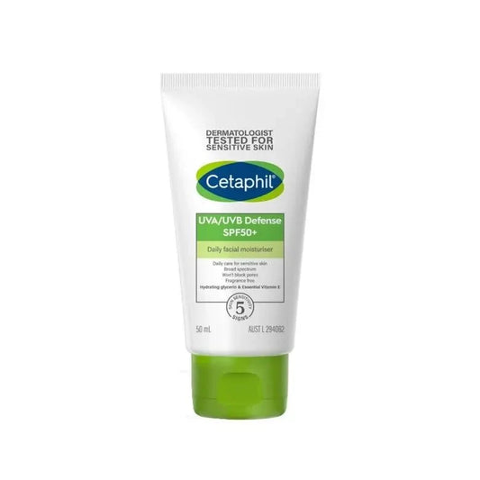 Cetaphil Écran Solaire UVA/UVB Défense SPF 50+ 50ml