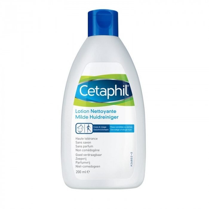 Cetaphil Lotion Nettoyante Visage et Corps 200ml pour Peaux Sensibles
