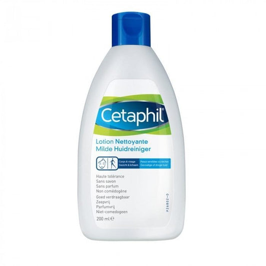 Cetaphil Lotion Nettoyante Visage et Corps 200ml pour Peaux Sensibles
