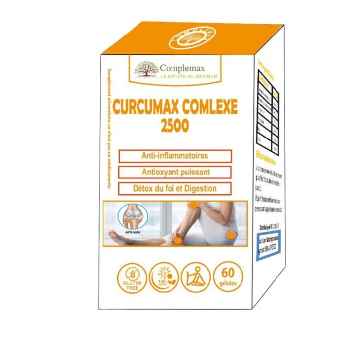 Complemax Curcumax Complexe 2500 – 60 Gélules