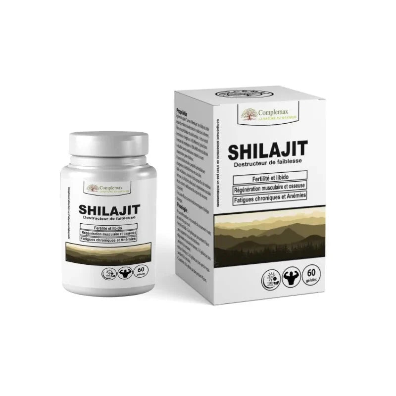 Complemax Shilajit 60 Gélules Vitalité & Bien-être