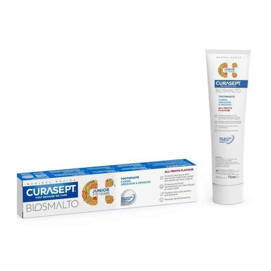 CURASEPT Biosmalto Dentifrice Junior Tous Fruits 7-12 ans 75ml