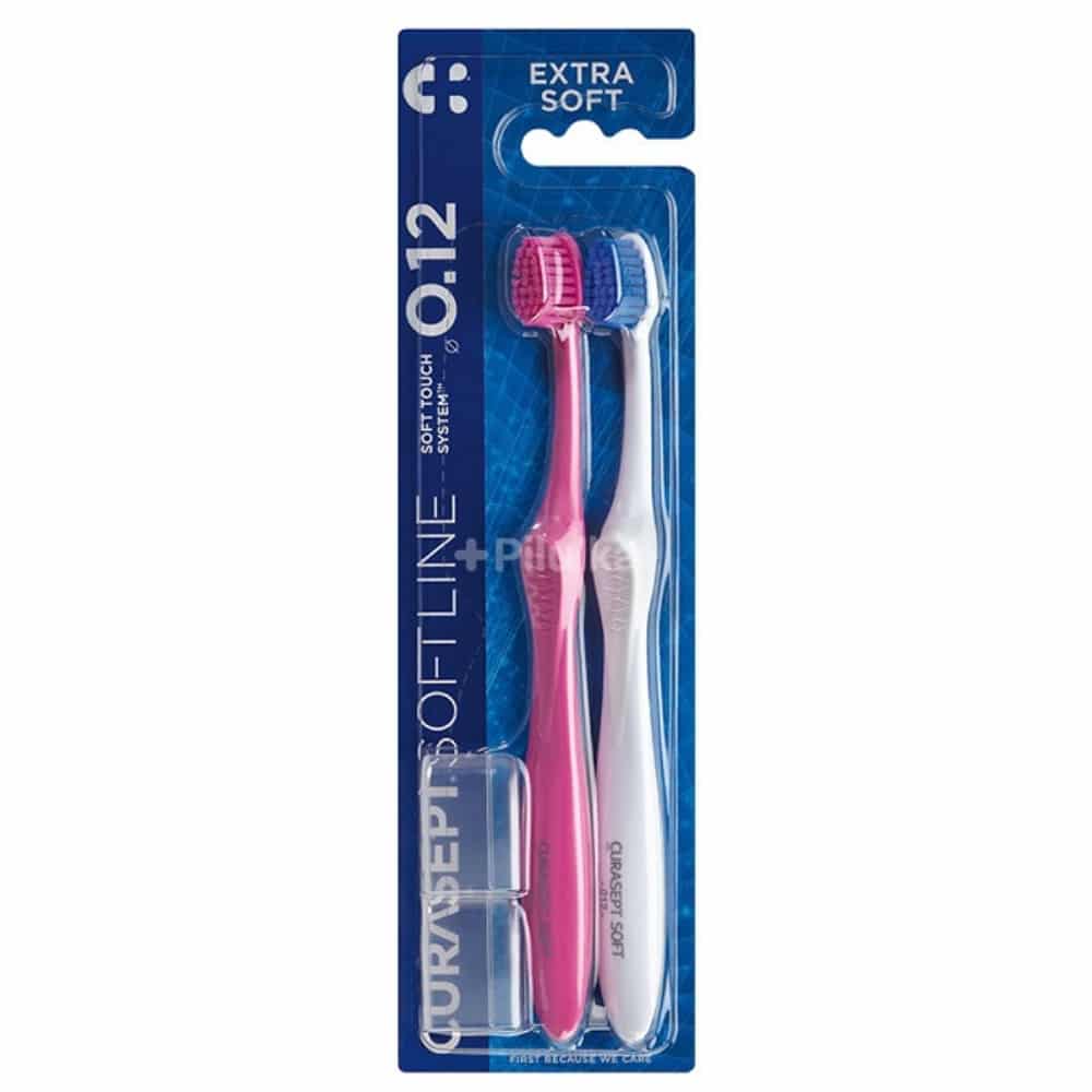 CURASEPT Brosse à Dents Extra Soft 012 - Pack Duo