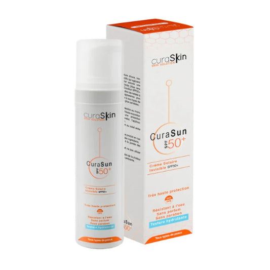 CuraSkin CuraSun Écran Solaire Invisible SPF50+ 50ml