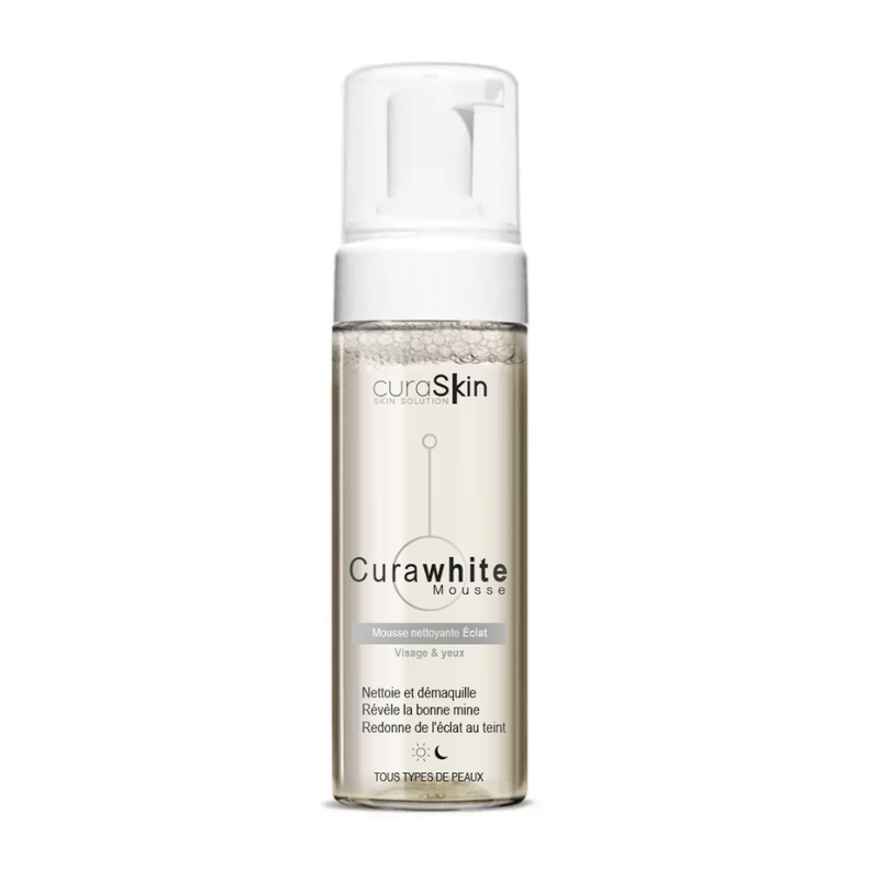 CuraSkin CuraWhite Mousse Nettoyante Éclat 150ml