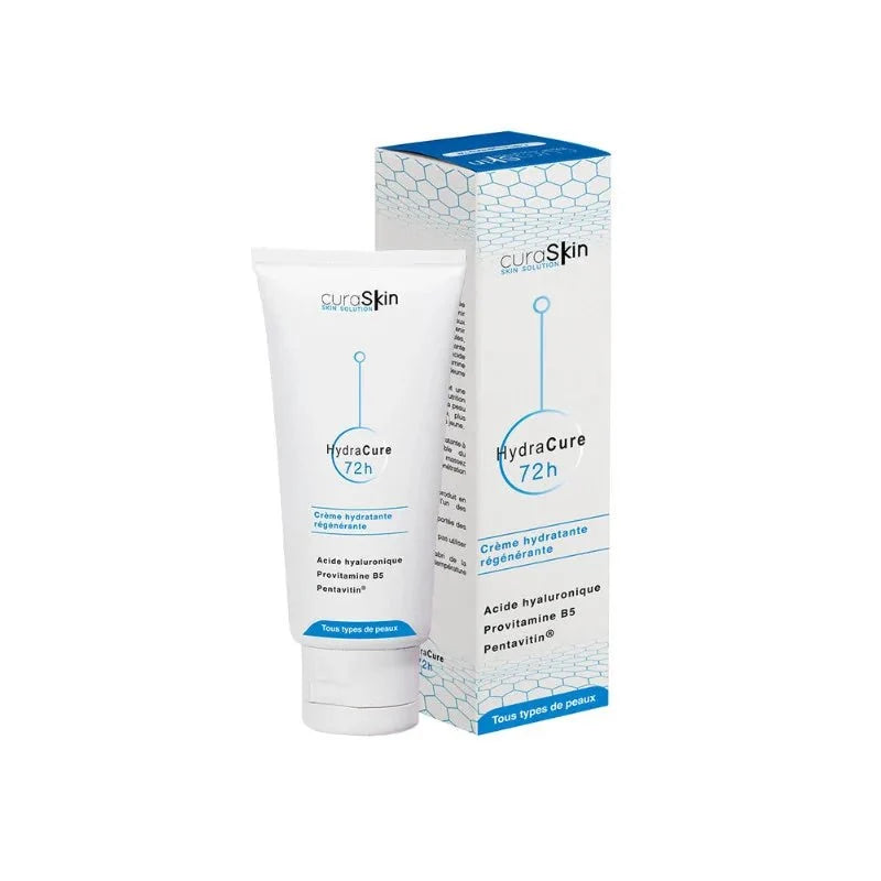 Curaskin HydraCure Crème Hydratante Régénérante 72H 50 ml