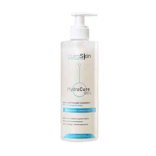 CuraSkin HydraCure Gel Nettoyant Surgras 400ml