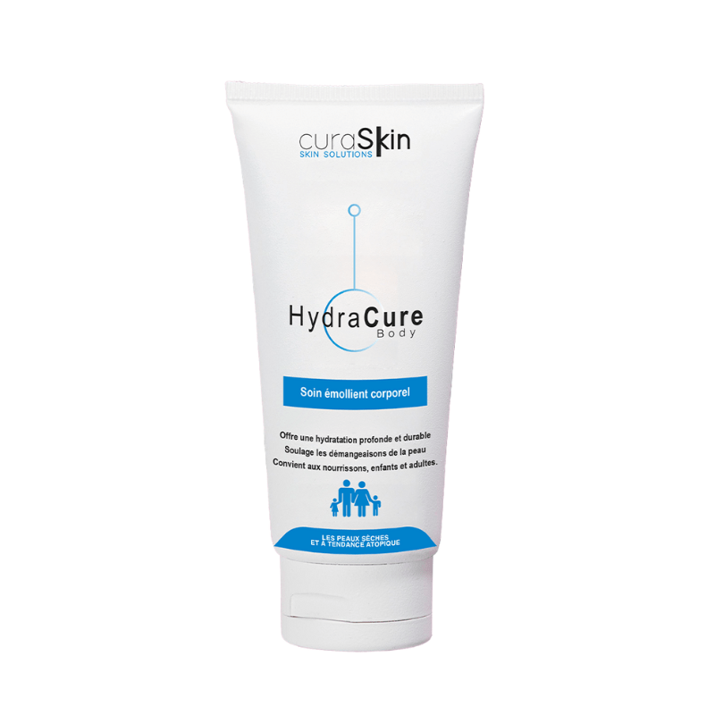 Curaskin HydraCure Soin Emollient Corporel 200ml