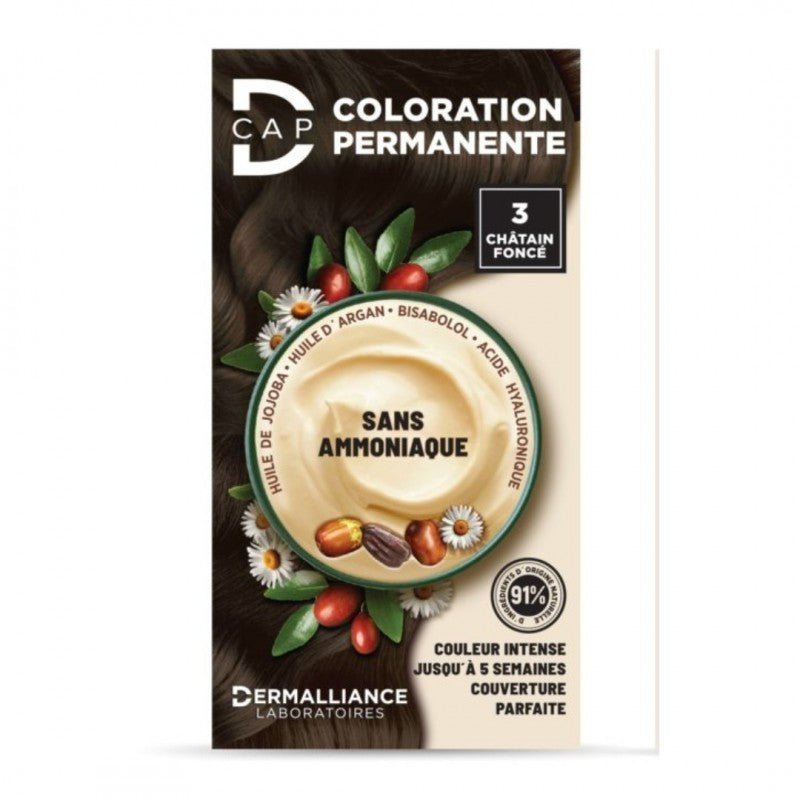 D-Cap Coloration Permanente Châtain Foncé N°3