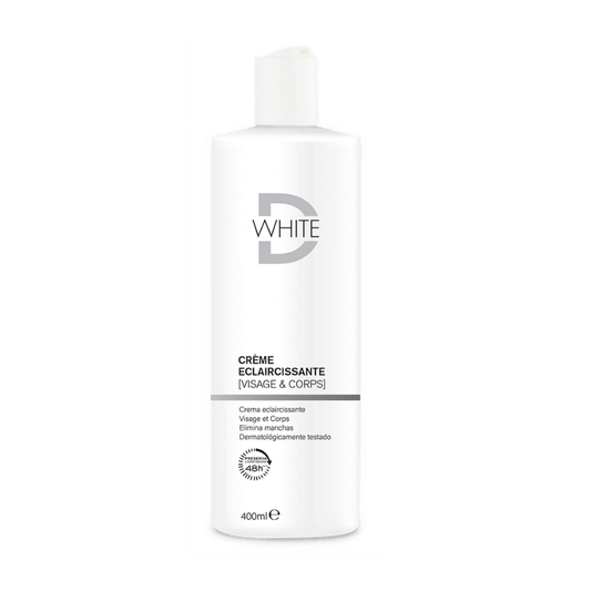 D-White Crème Éclaircissante Visage & Corps 400ml